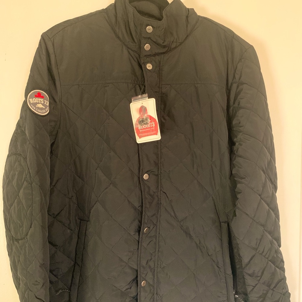 Roots73 Canada Black Quilted Jacket